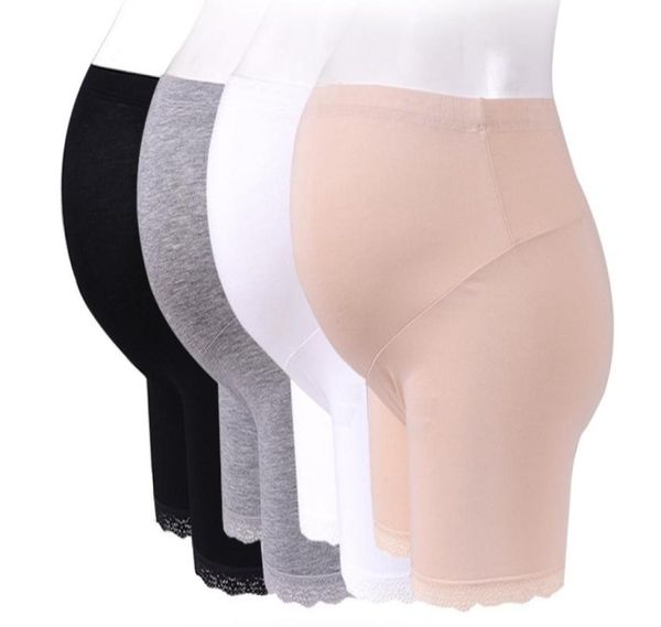 

women039s pregnancy maternity shapewear belly support stretch short leggings7301676, White