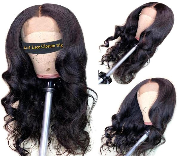 

human hair wigs lace front human hair wigs 44 lace closure wig brazilian body wave wig for black women fairgreat lace frontal wig78622772, Black;brown