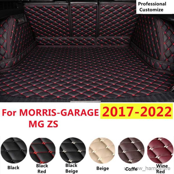 

trunk mat sj set lengkap kustom cocok untuk morris-garage mg zs 2017-18-2022 xpe kulit alas bagasi mobil ekor pembungkus bantalan belakang k