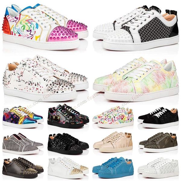 

red mens shoes womens fashion bottoms sneakers designer shoe low black white leather spikes splike rivets tripler vintage platform luxury tr
