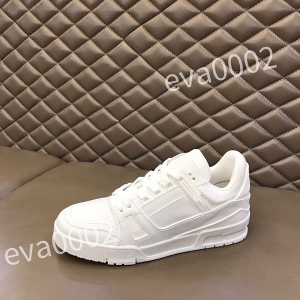 

luxurys sneakers shoes runner trainer casual shoes women platform lateral greca print lace up leather fashion outdoor desginer mens trigreca, Black