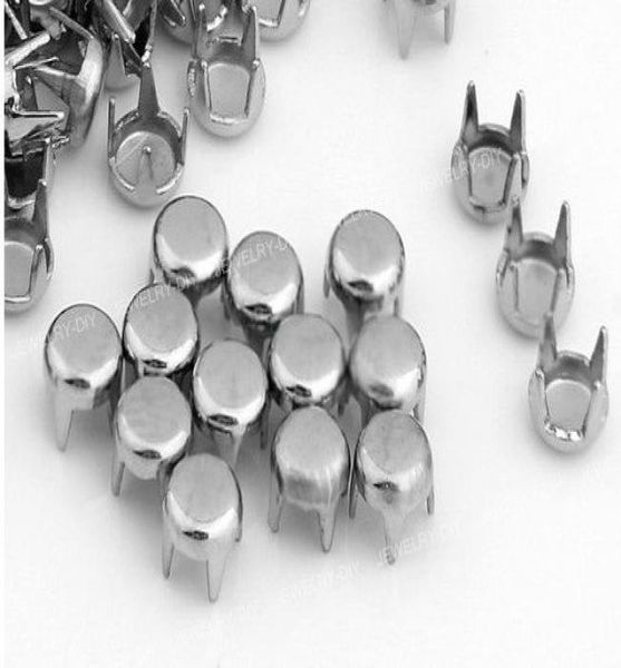 

500pcs 8mm round silver pyramid studs spots punk rock nailheads diy spikes bag shoes bracelet4725774, Black