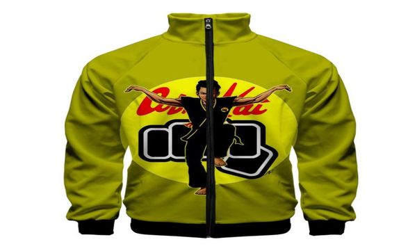 

the karate kid cobra kai 3d print cosplay baseball jacket harajuku hip hop hoodies casual stand collar zipper sweatshirt2421519, Black