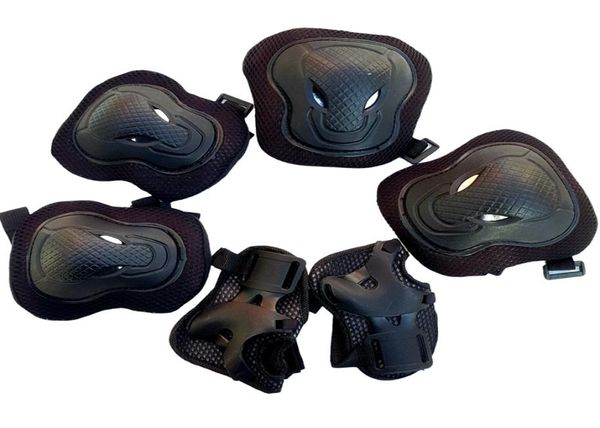 

guard knee pads and elbow pads support protection safety protective set for skate protective gear6087628, Black;gray