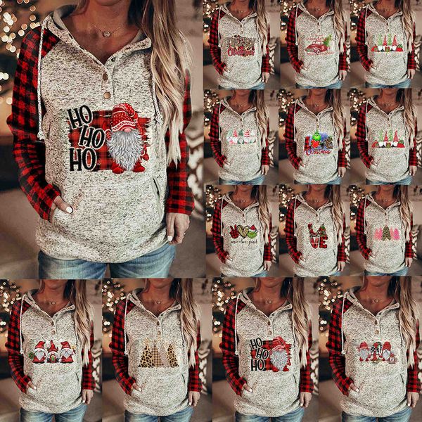 

no brand name women's shopify printed women's sweater, Black