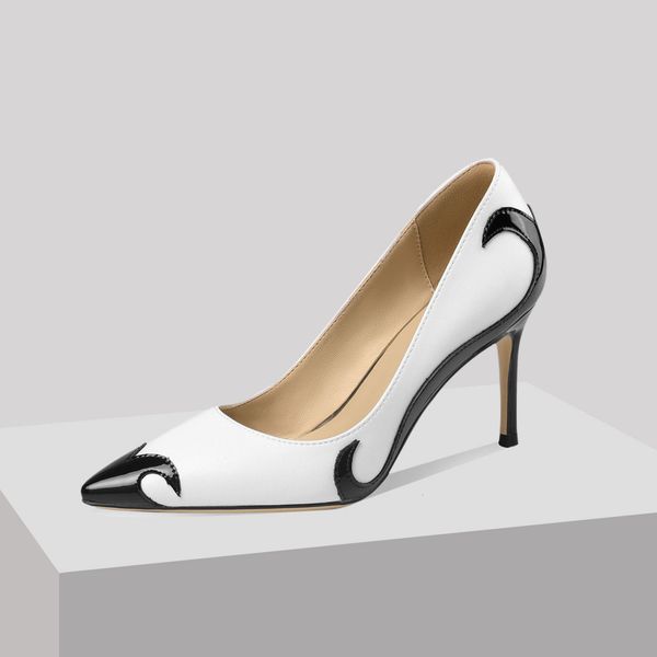 

dress shoes summer pointed toe stiletto sandals high heel women's banquet party fashion wedding 659cm pumps 230807, Black
