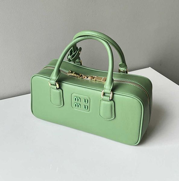 

handle miui shoulder bag miu matelasse bowling handbag purses women designer wallet crossbody square genuine leather personalized