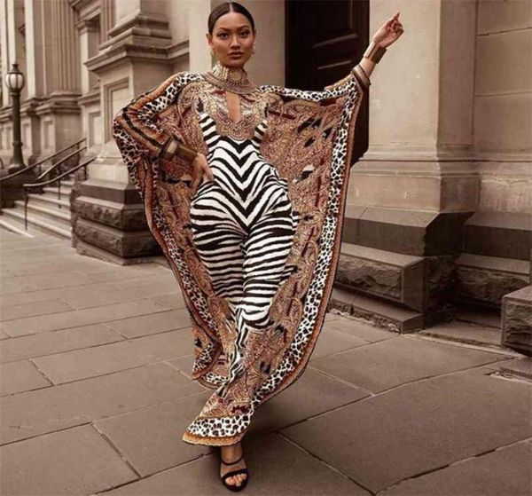 

moroccan kaftan dress vintage indie folk print v neck batwing sleeve middle east turkey arabic muslim clothes 2105176774009, Black;gray