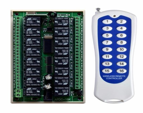 

12v 24v 16 ch 16ch rf wireless remote control switch system transmitterreceiver 315mhz alarm systems251l9840375