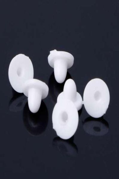 

100pcs antipain earring back pads silicone cushion for clip on earrings white7443952, White