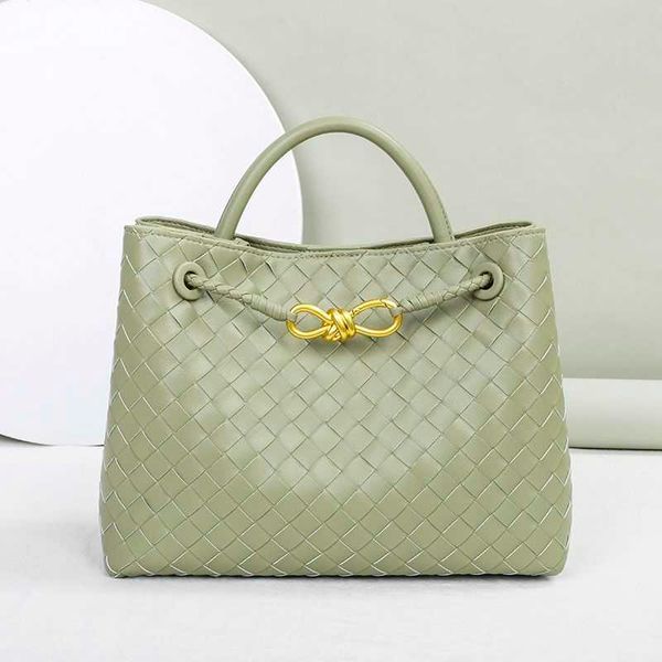 

leather woven designer purse andiamo genuine bag botegas women's new luxury and large capacity lazy tote cowhide handheld big gfg4