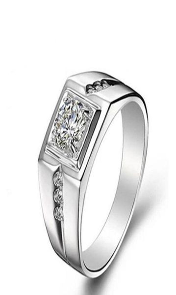 

silverplated ring for men039s wedding birthday boyfriend gift7659451, Golden;silver