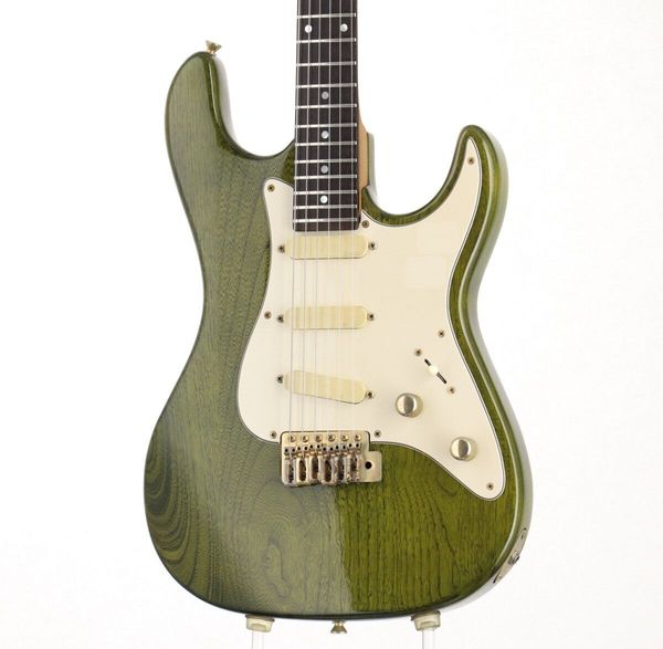 

vall ey arts cal ifornia pro transparent green electric guitar