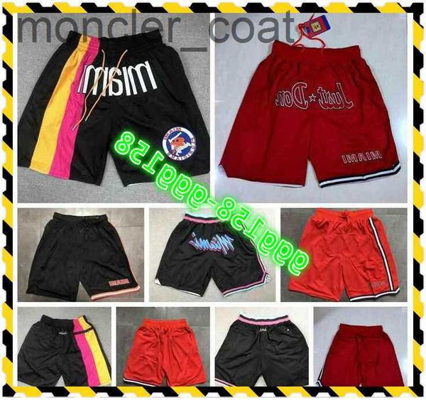 

mens basketball shorts pocket authentic stitched miamih dwyane 3 wade jimmy 22 butler just don retro mesh classic4546, White;black