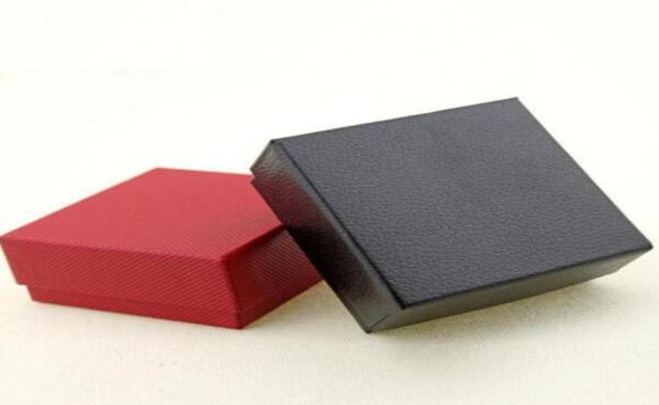 

whole p style boxs flat sponge or pillow inside charms bead gift box necklace ring earring box jewelry box 757535cm1860541, Black;white