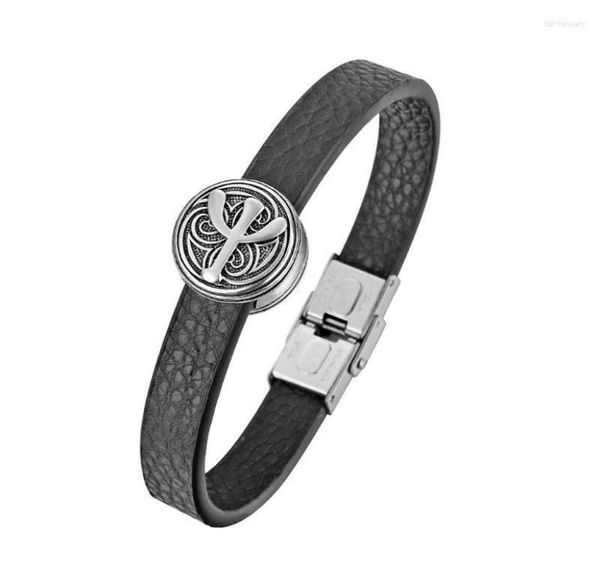 

bangle viking beads for paracord bracelets algiz norse runes charms diy send men039s giftbangle lars226995265, Black