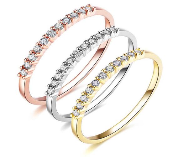 

unique diamond wedding ring real 14k 585 gold wedding band for women 012ct diamond anniversary match band cj1912054089474, Slivery;golden