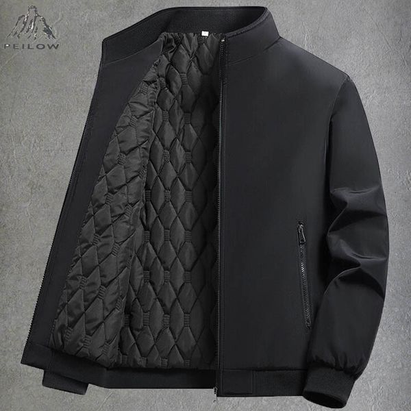 

men's jackets plus size 6xl 7xl 8xl thicken warm varsity jacket coat men windbreaker streetwear winter fleece jackets for men parkas ov, Black;brown