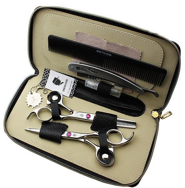

smith chu professional barber scissors hairdressing scissors hair cutting tool combination package5110581