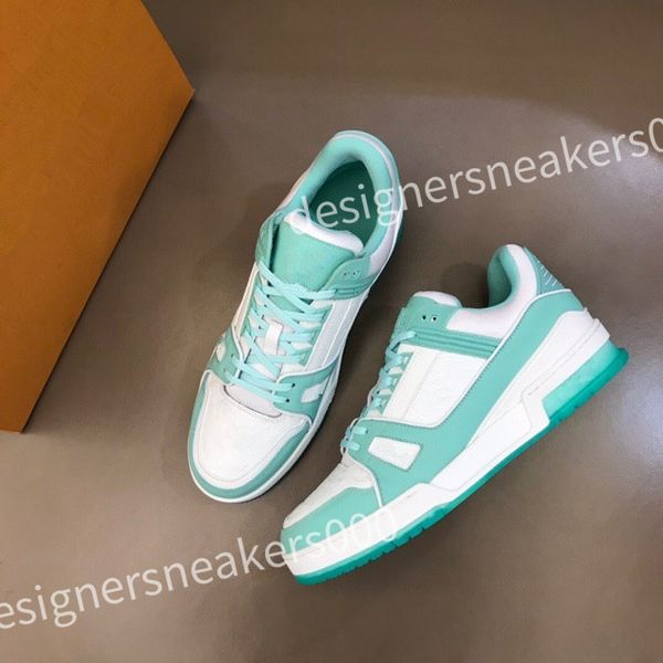 

2023 luxury designer skate sneaker virgil casual shoes calfskin leather abloh black white blue leather overlays rd0804