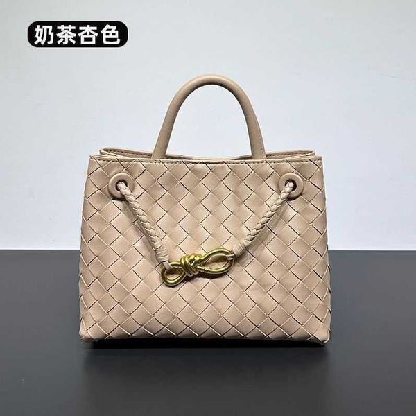 

design designer andiamo small bag botegas purse same cowhide woven handbag metal rope buckle tote one shoulder crossbody women's 5 2nhv