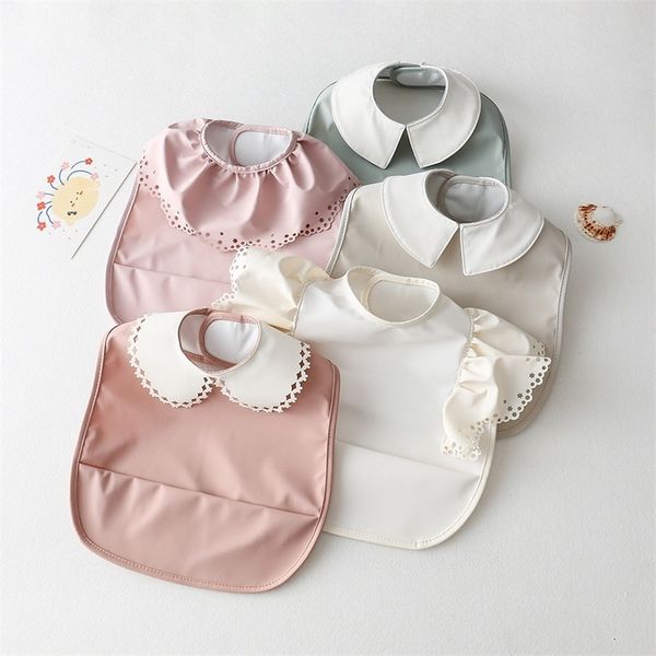 

bibs burp cloths baby children waterproof bib infants with angel wings boys and girls feeding stuff 1 3 t kids 230808