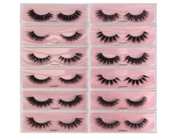 

new 100 handmade 3d mink eyelashes long thick volume eyelashes extension full lashes dramatic mink eyelashes for make up3934195