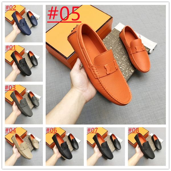 

26 style h italian luxury brands mens dresses shoe loafers business formals shoes men wedding dress 2021 zapatos des hombre de vestir formal, Black