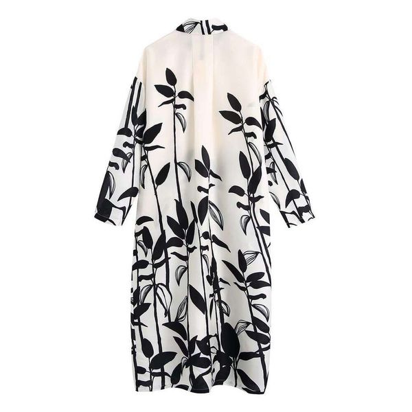 

fengchun womens clothing wholesale long sleeved printed loose dress, Black;gray