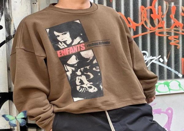 

men039s hoodies enfants riches dprimes vintage pinup girl print crew neck erd sweatshirt9641690, Black