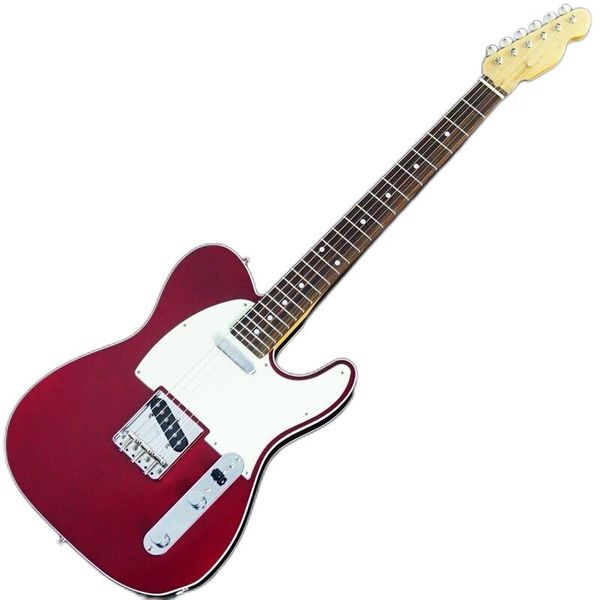 

to kai ate116b candy apple red electric guitar