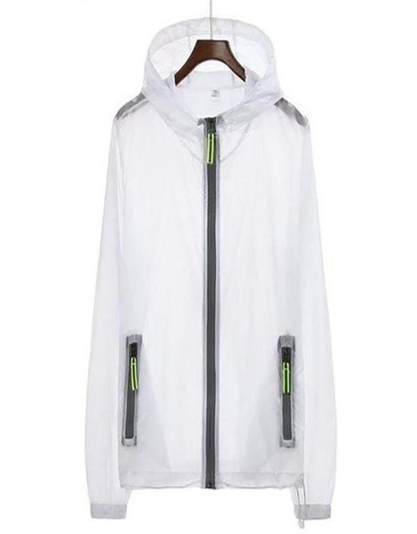 

reflective transparent thin jacket men summer hooded sunscreen plus size coat men streetwear chaquetas hombre windbreaker 5j0012461554247, Black;brown