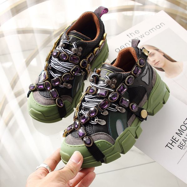 

designer outdoor shoes woman shoes leather lace up men fashion platform oversized sneakers white black mens womens luxury velvet suede 0808