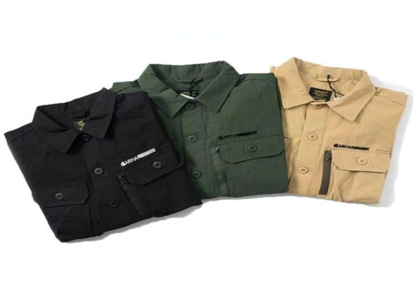 

carhart jacket mens coat canvas embroidered casual jackets men functional wind workwear cardigan coats4435967, Black;brown