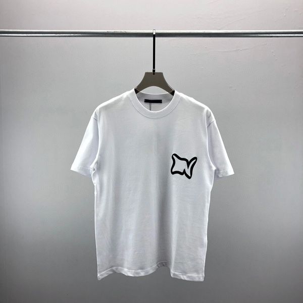 

men's plus tees & polos round neck embroidered and printed polar style summer wear with street pure cotton t-shirts 114, Black