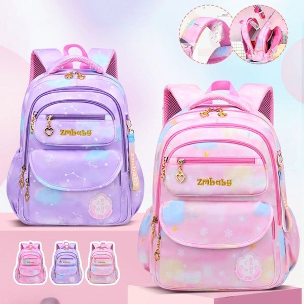 

school bags oeak cute girls school bags children primary school backpack kids book bag princess schoolbag waterproof student backpack 230809