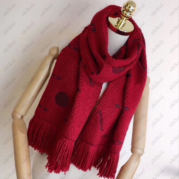 

luxury designer scarf pashmina for designers warm scarfs fashion wraps classic scarves men women cashmere wool long shawl red black 174*30, Blue;gray