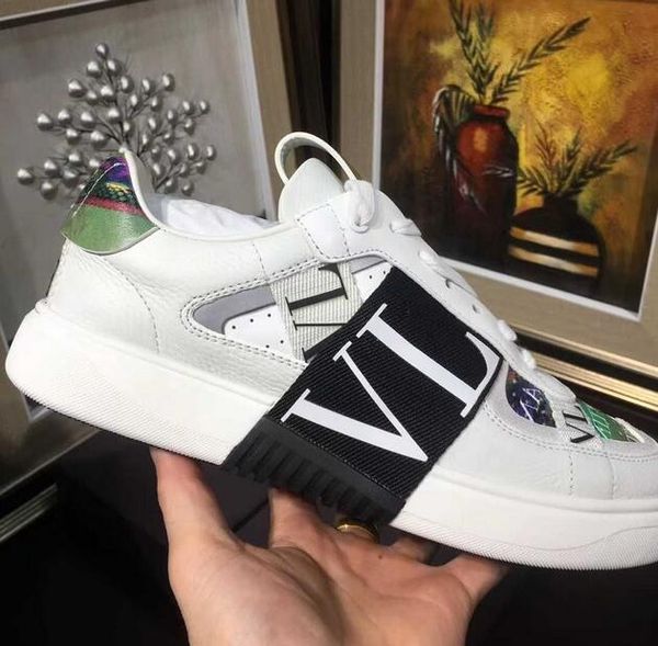 

designer sports shoes men's shoes casual shoes leather platform wedge shoes breathable comfort running shoes luxury fashion show set le, Black