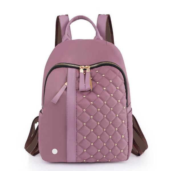 

lu women yoga outdoor bags backpack casual gym designer fashion teenager student schoolbag knapsack 4 colorsa21t