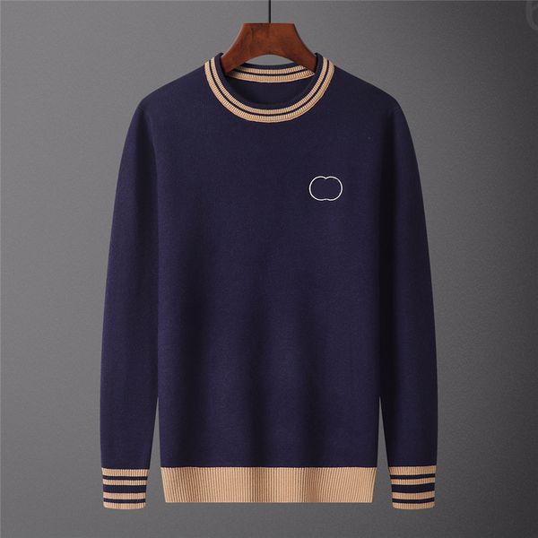 

fashion men's sweater 2023 gu jia luxury designer knitted sweater vintage decoration letter logo couple casual loose long sleeve 03-03, White;black