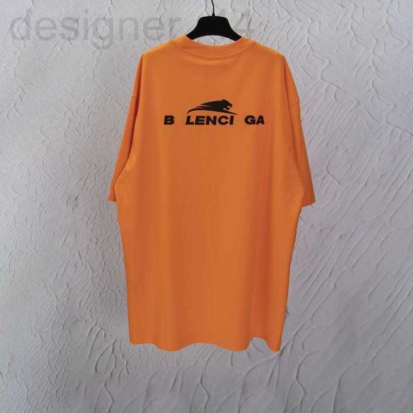 

women's t-shirt designer high edition 2023 summer new luxury fashion b family year of the tiger limited embroidery letter men and women, White
