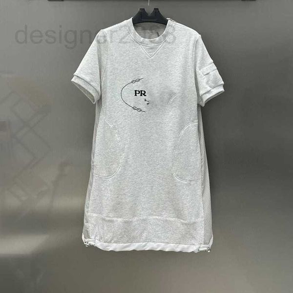 

basic & casual dresses designer 23 new lazy style simple versatile fashion slim back stripe contrast t-shirt skirt 83lj, Black;gray