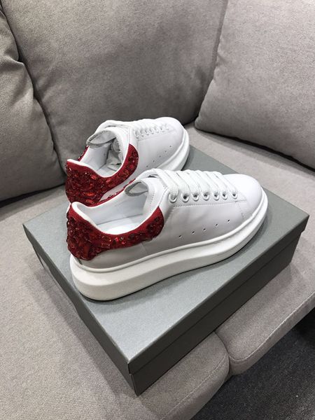 

luxury brand designer men women casual shoes triple white black sneakers leather trainer nylon printed platform 0808
