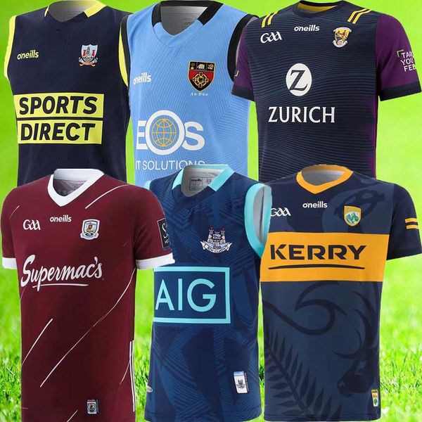 

2023 2024 limerick cork dublin gaa jerseys 22 23 down louth antrim wicklow mayo hurling derry retro cork classic home away shirt uniforms, Black;yellow