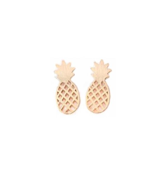 

pineapple stud earrings high unique design new arrival stud earring for women5769571, Golden;silver