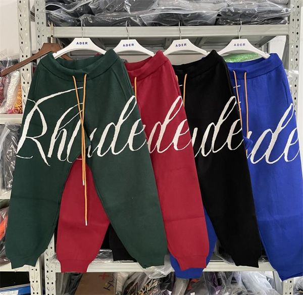 

pants knitted sweatpants men women 1 drawstring vintage06201701, Black;brown