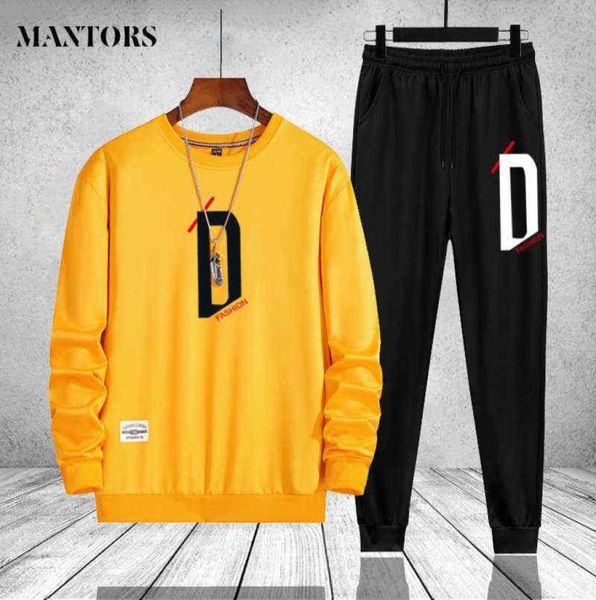 

men039s tracksuits tracksuit men casual long sleeve hoodies mens clothing brand two pieces sweatshirt outwear pants male sports3855228, Gray