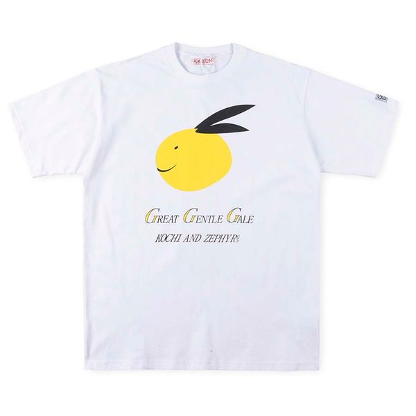 

tees t shirts short sleeve tee smile rabbit print suprior t-shirts cotton hip hop casual black tee, Black;brown