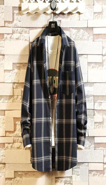

new fashion mens plaid shirts 2020 spring autumn male long sleeve flannel plaid shirt office style business casual cotton shirts1476751, White;black