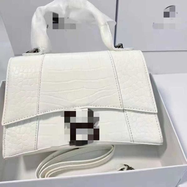 

old classic crocodile leather handbag b hourglass live broadcast shoulder bag